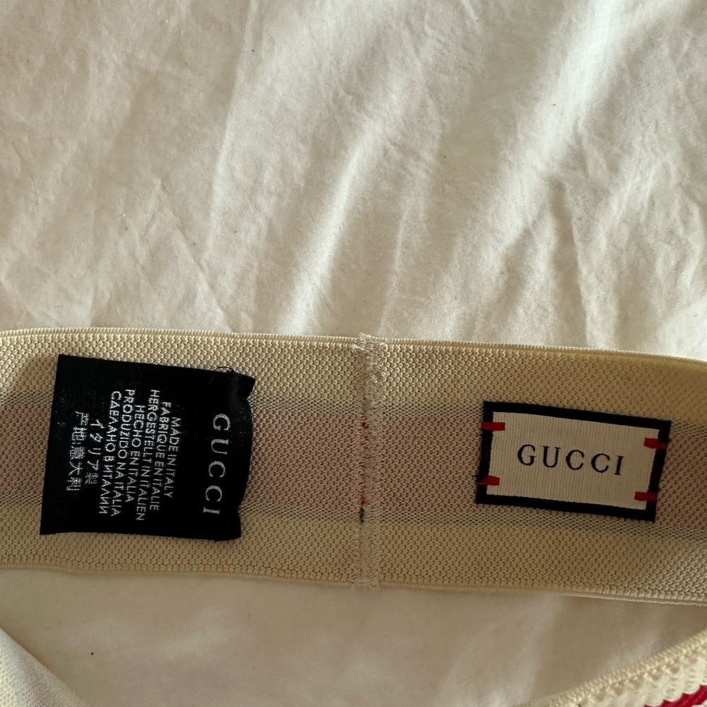 Gucci Red and White Headband - Picture 3 of 3